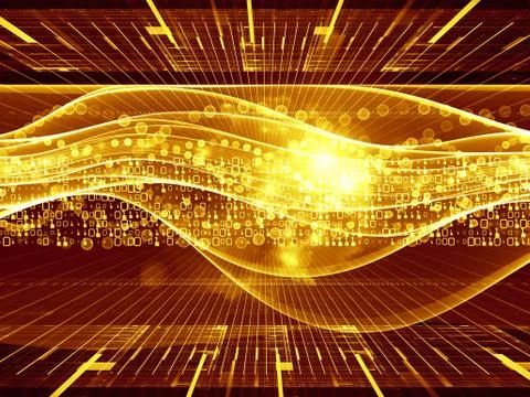 Acceleration of Technology Stock Illustration