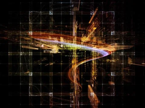 Acceleration of Technology Stock Illustration