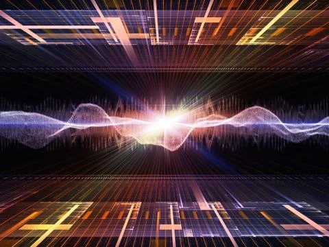 Acceleration of Technology Stock Illustration