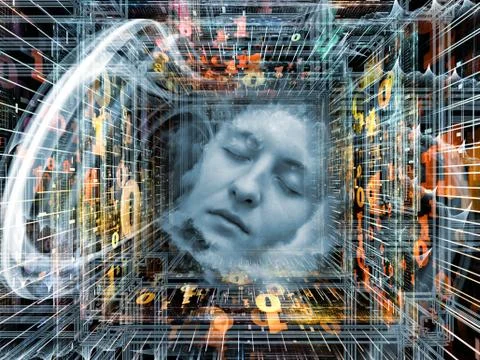 Acceleration of Thinking Stock Illustration