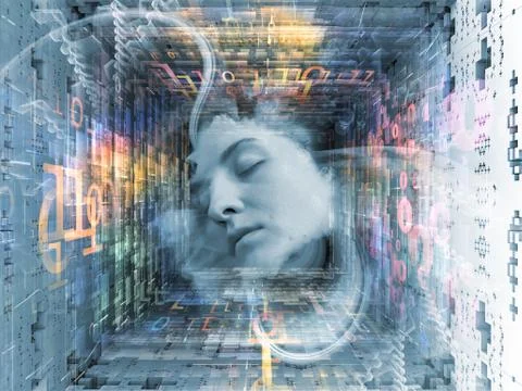 Acceleration of Thinking Stock Illustration