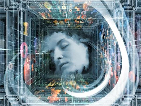 Acceleration of Thinking Illustrazione stock