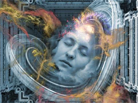 Acceleration of Thinking 库存插图