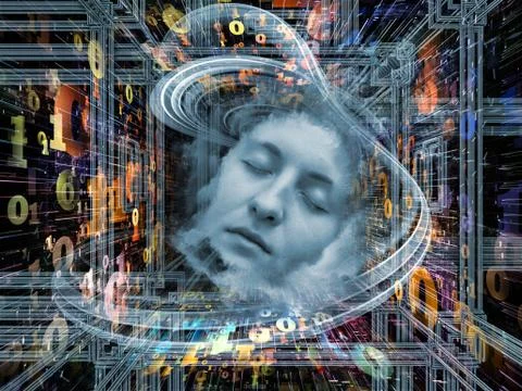 Acceleration of Thinking Stock Illustration