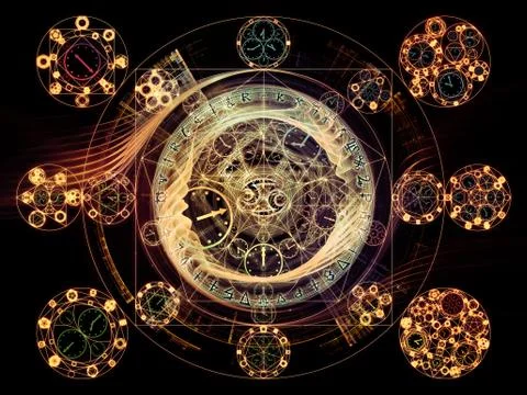 Acceleration of Times Past Illustrazione stock