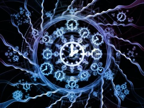 Acceleration of Times Past Stockillustratie