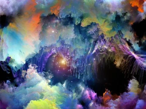 Acceleration of Virtual Clouds 스톡 일러스트