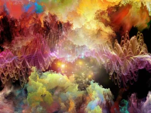 Acceleration of Virtual Clouds Stockillustratie