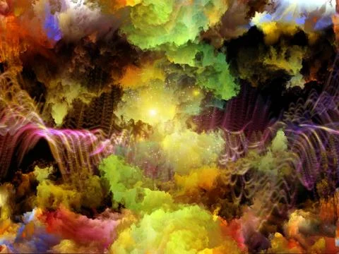 Acceleration of Virtual Clouds イラスト素材
