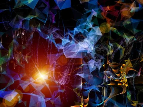 Acceleration of Virtual World Stockillustratie