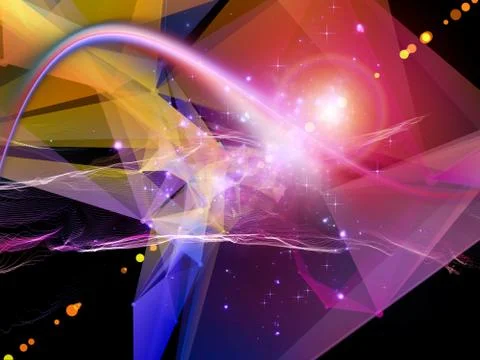 Acceleration of Virtual World Stockillustratie