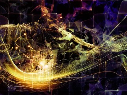 Acceleration of Virtual World イラスト素材
