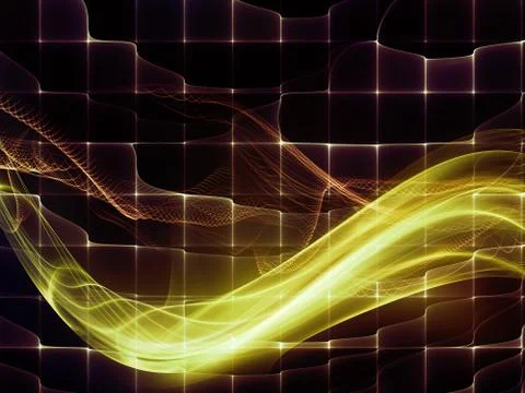 Acceleration of Virtual World Stockillustratie