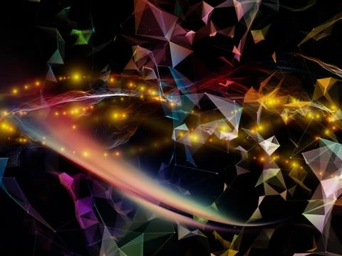 Acceleration of Virtual World Stockillustratie