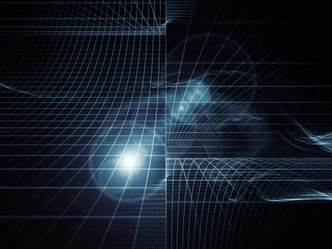 Acceleration of Virtual World 库存插图