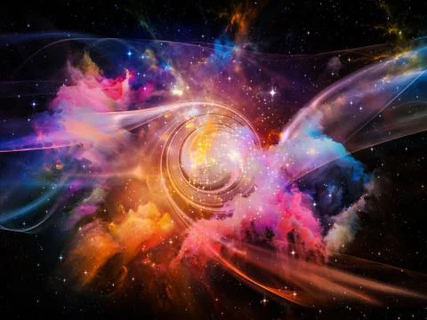 Acceleration of Vortex Illustrazione stock