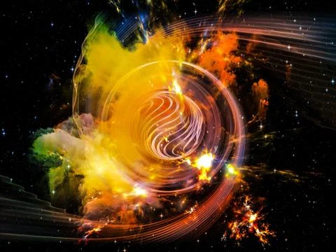 Acceleration of Vortex Illustrazione stock