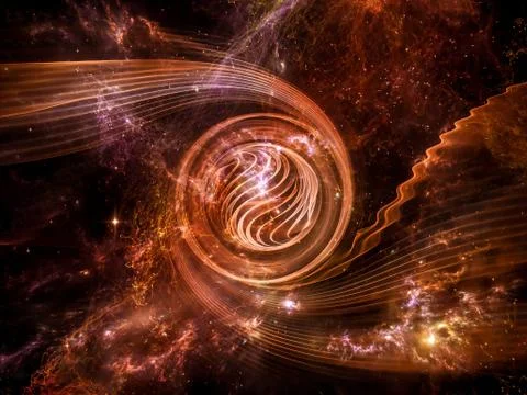 Acceleration of Vortex Illustrazione stock