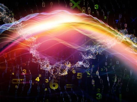 Acceleration of Wave 스톡 일러스트