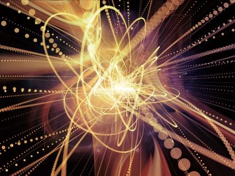 Acceleration of Wave Particle 库存插图
