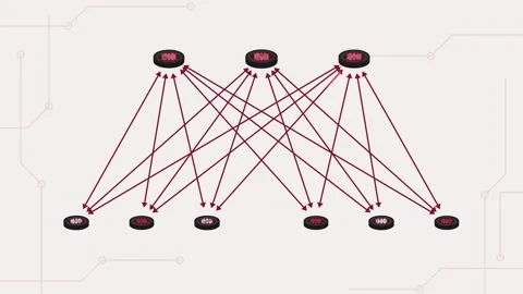 Accelerator Concepts Data Visualization Network Flow Diagram Abstract Stock Footage 341924591