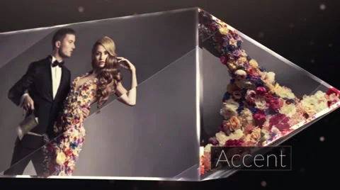 Accent - Crystal Modern Slideshow 스톡 After Effects