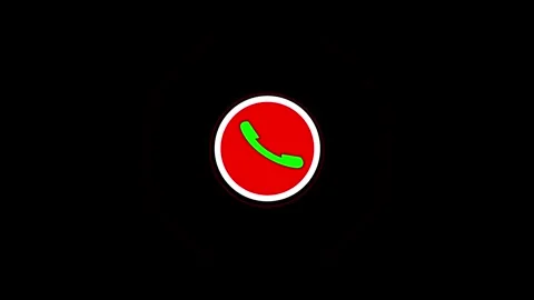 Accept and Decline Option . call phone icon you receive the message animate.. Stock Footage 310154896