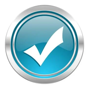 Accept icon, check sign. Stock Illustration