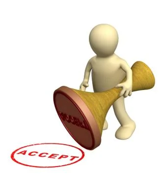 Accept Stock Illustration