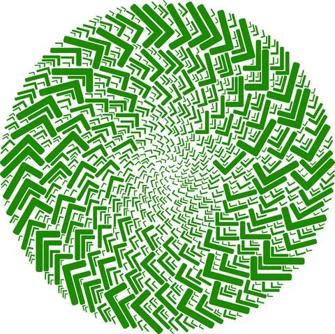 Accept Tick Icon Exploding Spheric Globula Mosaic Stock Illustration