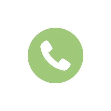 Accept/answer phone call button. Vector illustration icon. Stock Illustration