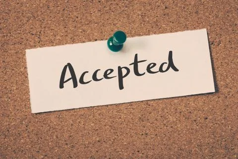 Accepted Stock Illustration