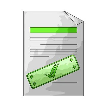 Accepted illustration 스톡 일러스트
