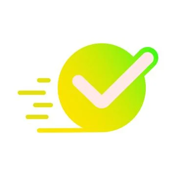 Accepted or confirmed sign. Vector illustration Stock Illustration