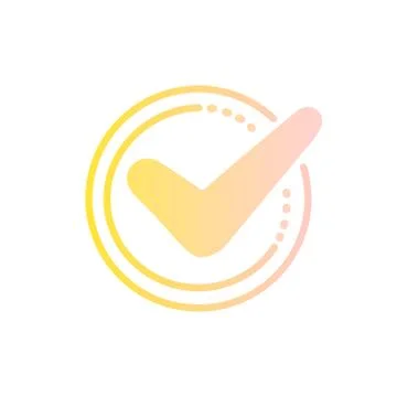 Accepted or confirmed sign. Vector illustration Stock Illustration