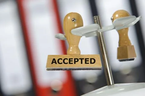 Accepted Foto stock