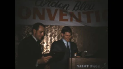 Accepting an Award 1967 Stock Footage 213807320