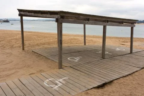 Accesible beach Foto stock