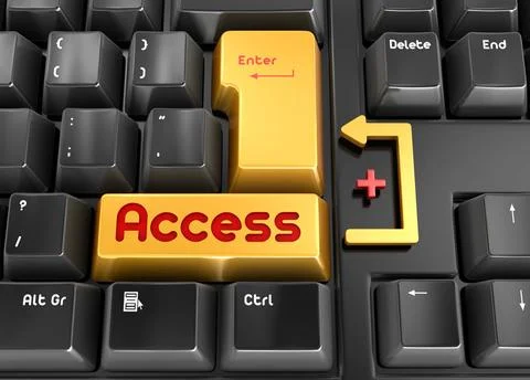 Access button Access button , This is a computer generated and 3d rendered... Stock Photos