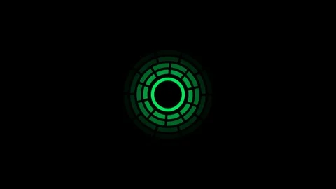 Access button : green  Access Granted and red Access Denied in Sci-fi HUD style Stock Footage 339992933