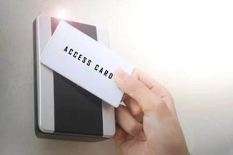Access card/ security concept Stock Photos