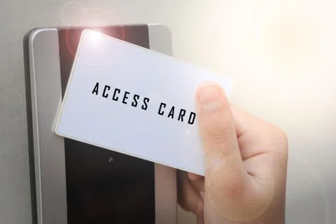 Access card/ security concept Stock Photos