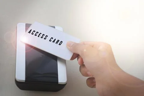 Access card/security concept Stock Photos