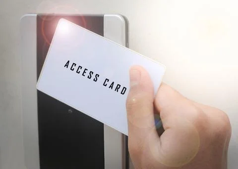 Access card/security concept Stock Photos