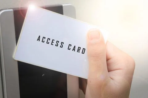 Access card/security concept Stock Photos