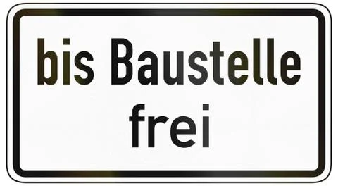 Access To Construction Site Allowed Stock Illustration