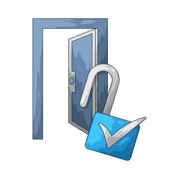 Access control illustration 스톡 일러스트
