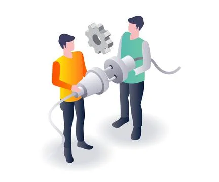 Access Control management and network Stock Illustration