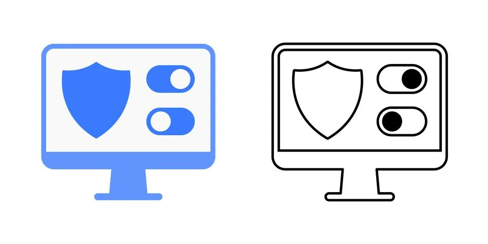 Access control panel Stock Illustration