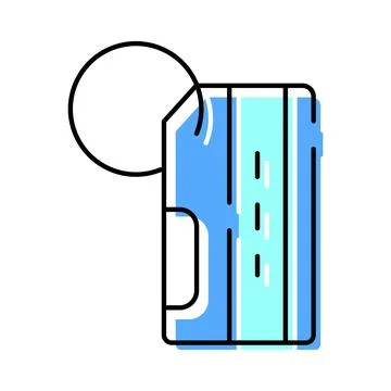 Access control rfid key fob for secure entry イラスト素材